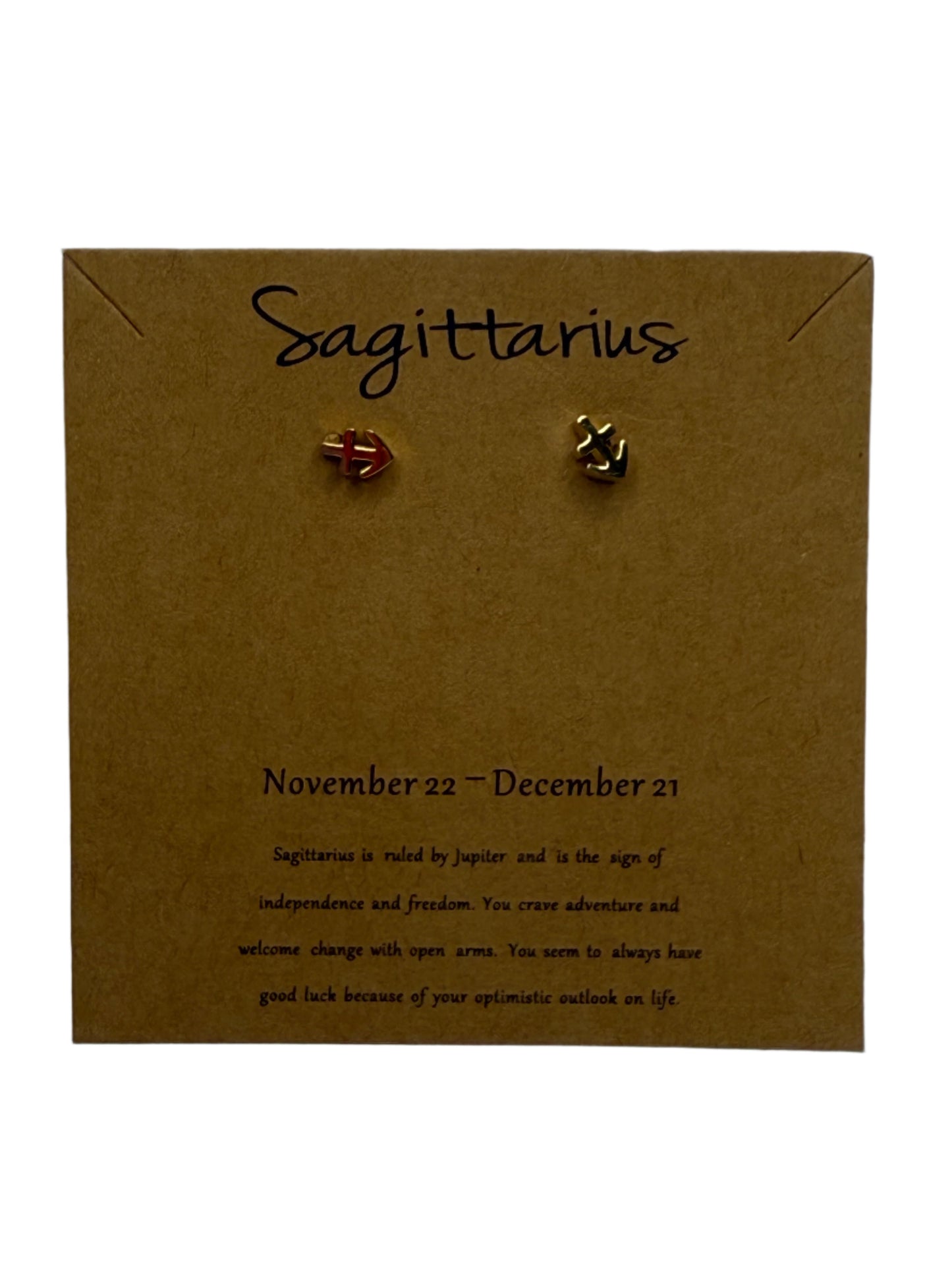 Zodiac Stud Earrings