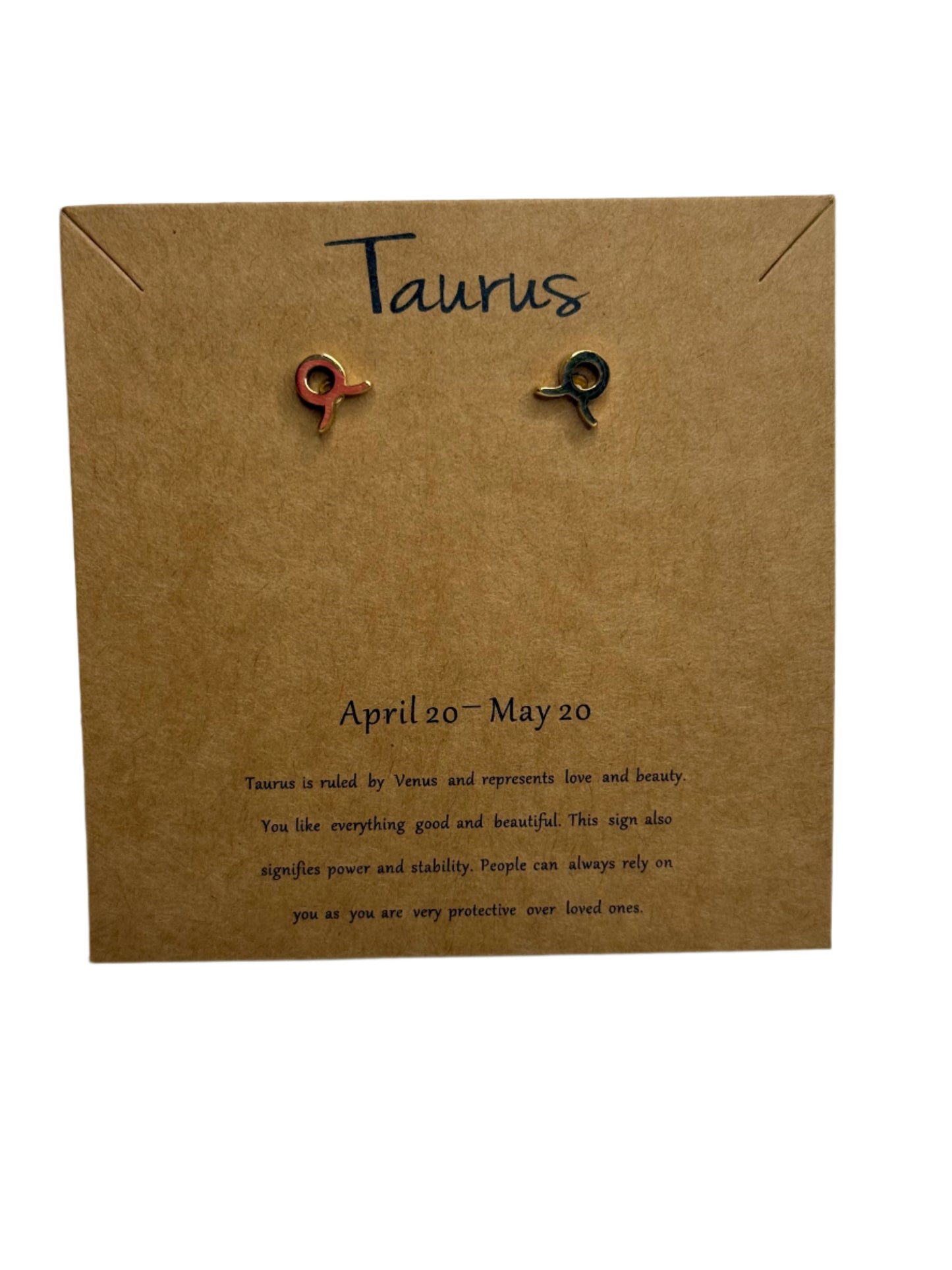 Zodiac Stud Earrings