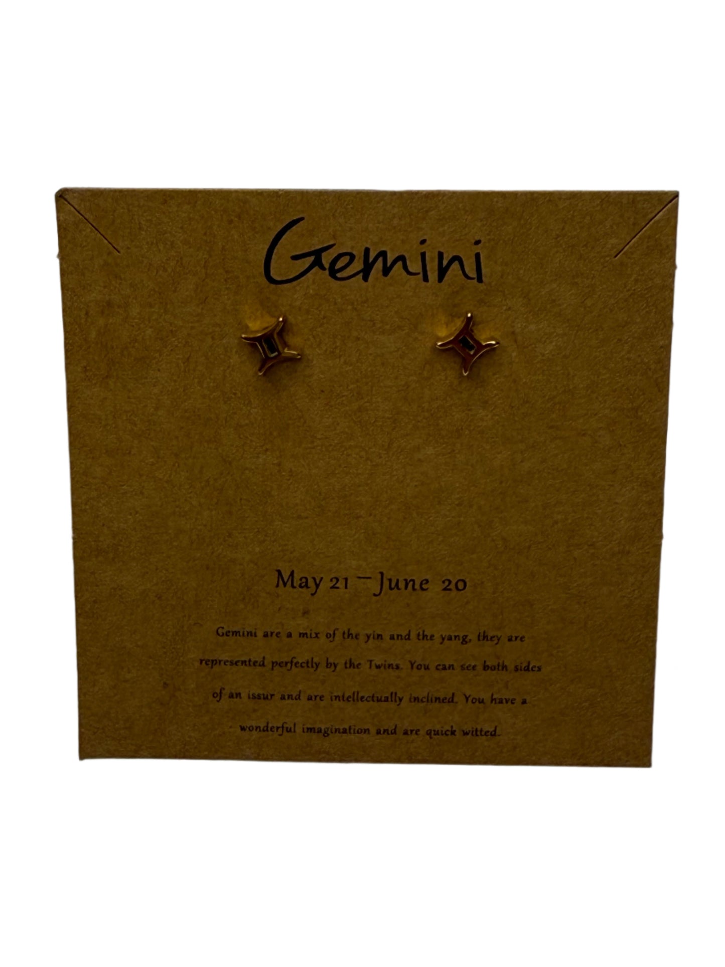 Zodiac Stud Earrings