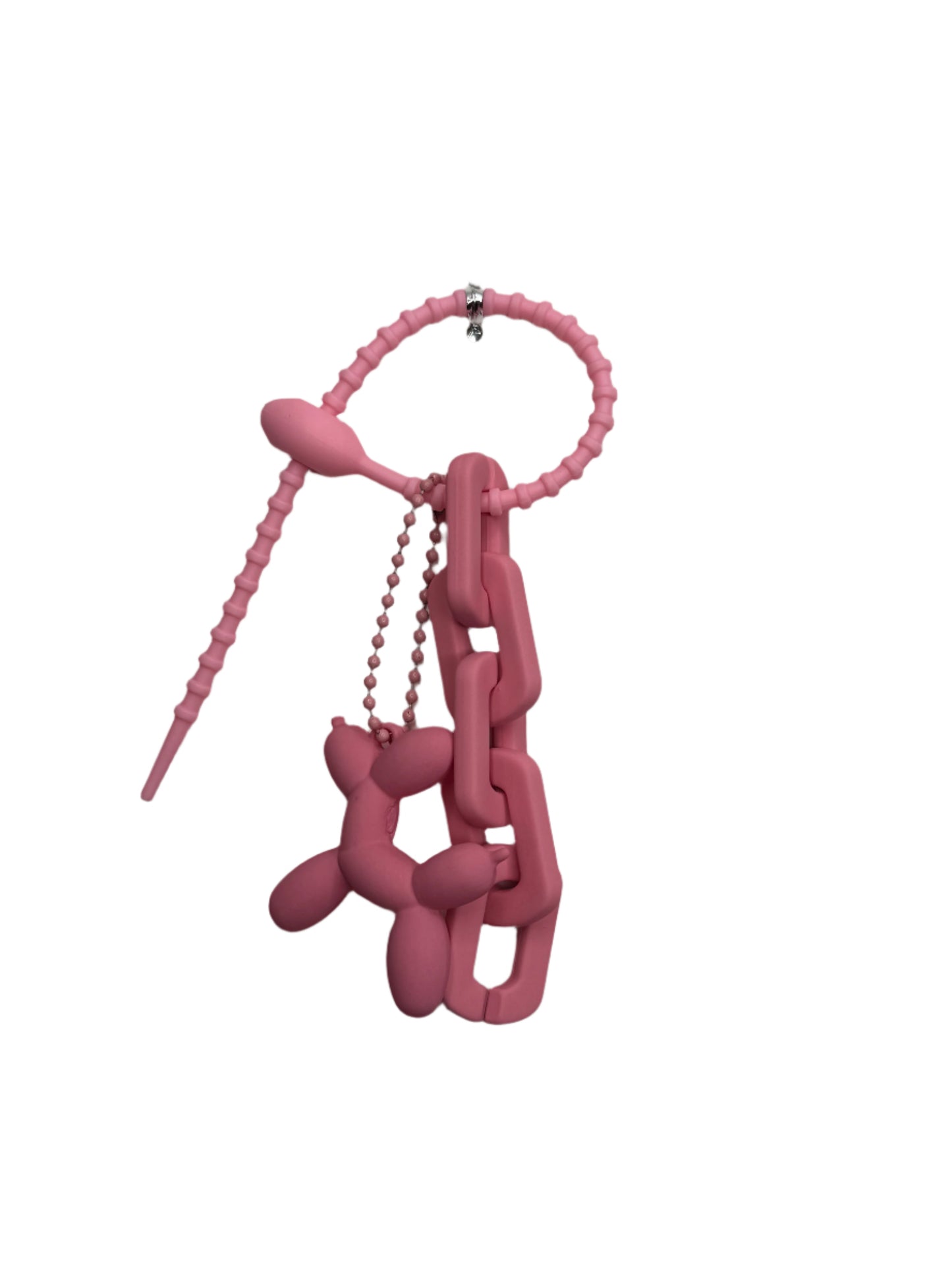 Balloon Dog w/Chain Bag Charm