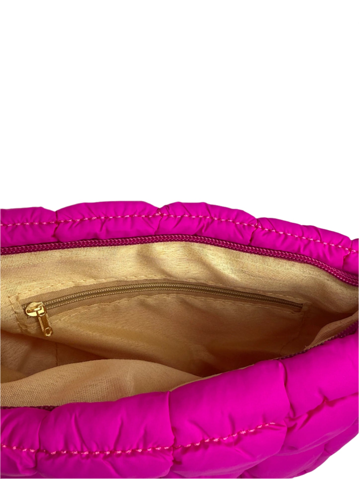 Puffy Quilted Cosmetic Bag