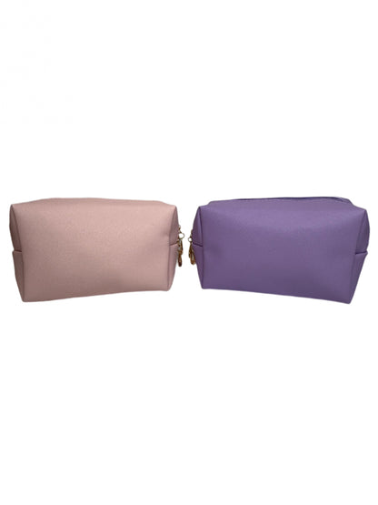 Chenille Leather Cosmetic Bags