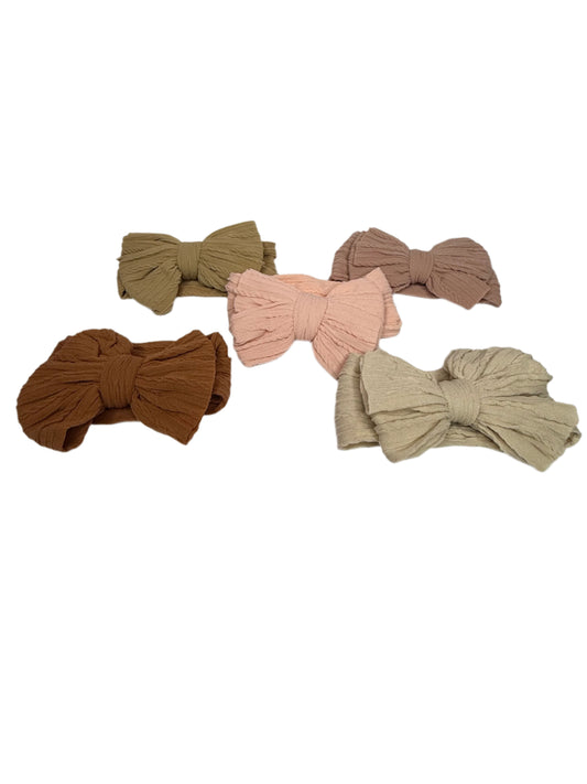 Baby Nylon Bow Headbands